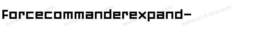 forcecommanderexpand字体转换
