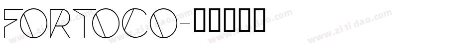 fortoco字体转换
