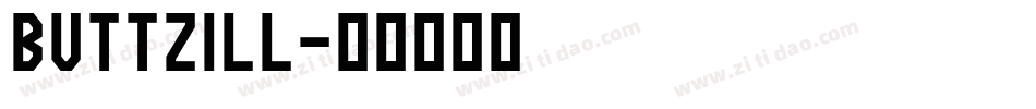 buttzill字体转换