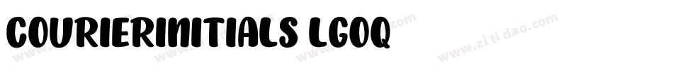 CourierInitials-lgOq字体转换