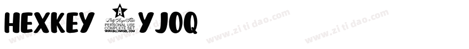 Hexkey-6YjOq字体转换