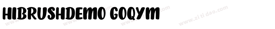 HibrushDemo-GOqYm字体转换