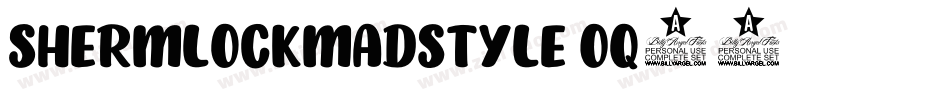 Shermlockmadstyle-Oq08字体转换