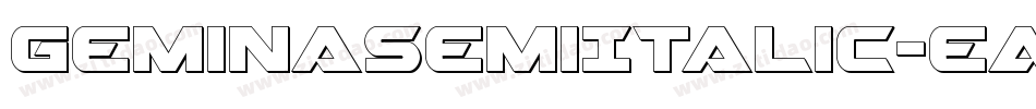 GeminaSemiItalic-eAm6字体转换