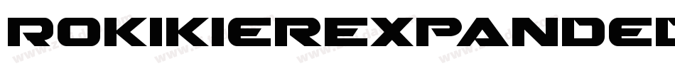 RokikierExpandedItalic-qaV2字体转换 RokikierExpandedItalic-qaV2字体转换