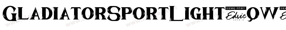 GladiatorSportLight-qw16字体转换