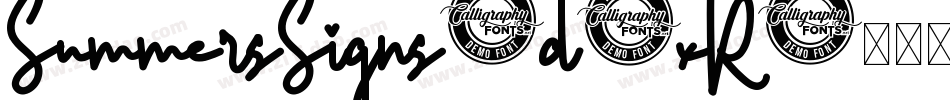 SummersSigns-d5xR字体转换