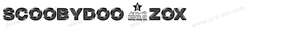 ScoobyDoo-3ZoX字体转换