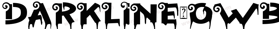 Darkline-owBMq字体转换