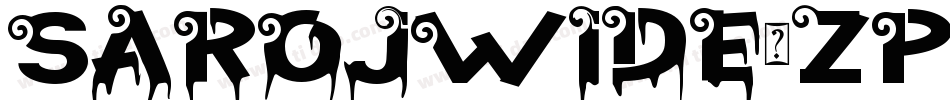 SarojWide-ZPMq字体转换