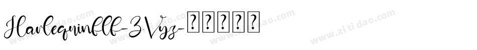 Harlequinflf-ZVyz字体转换