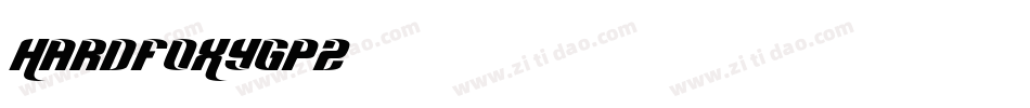 HardFox-yGP2字体转换