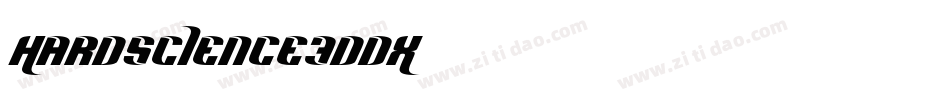 HardScience-3DDX字体转换