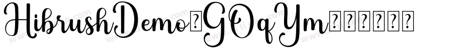 HibrushDemo-GOqYm字体转换