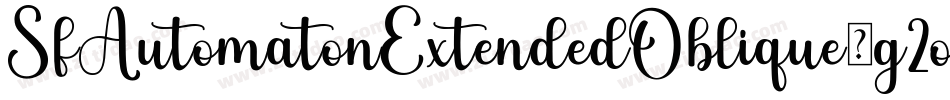 SfAutomatonExtendedOblique-g2oq字体转换 SfAutomatonExtendedOblique-g2oq字体转换