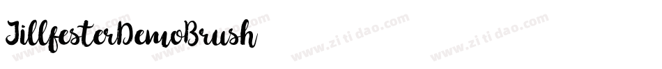 JillfesterDemoBrush字体转换
