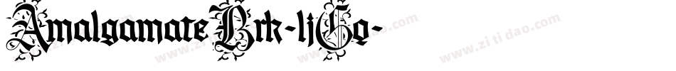 AmalgamateBrk-ljGq字体转换