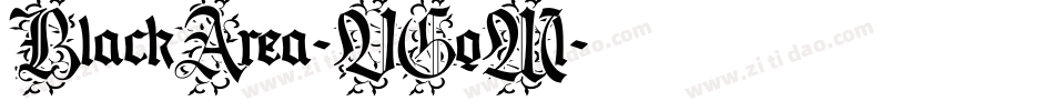 BlackArea-VGqWl字体转换 BlackArea-VGqWl字体转换