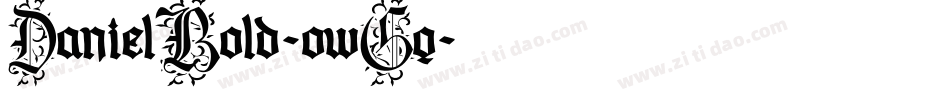 DanielBold-owGq字体转换