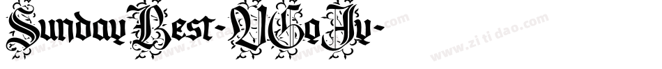 SundayBest-VGqJy字体转换
