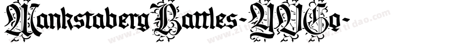 WankstabergBattles-YVGq字体转换