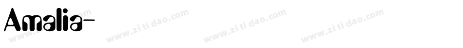 Amalia字体转换