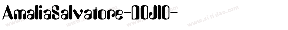 AmaliaSalvatore-DOJl0字体转换