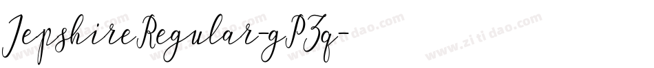 JepshireRegular-gPZq字体转换 JepshireRegular-gPZq字体转换