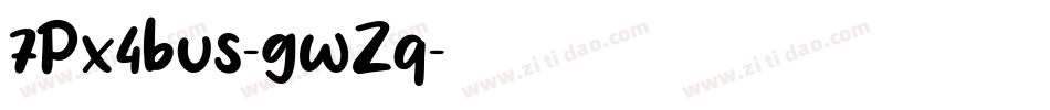 7Px4bus-gwZq字体转换