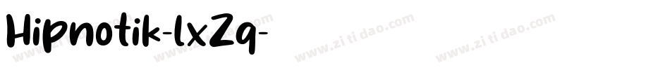 Hipnotik-lxZq字体转换