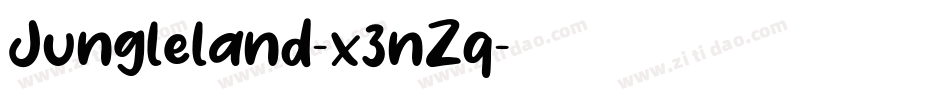 Jungleland-x3nZq字体转换