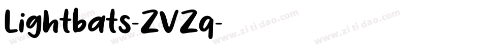 Lightbats-ZVZq字体转换