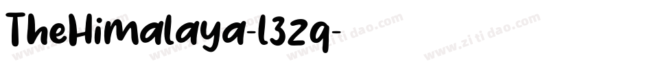 TheHimalaya-l3zq字体转换 TheHimalaya-l3zq字体转换