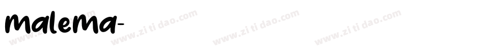malema字体转换