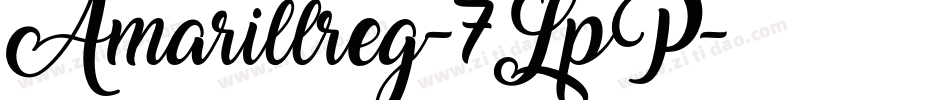 Amarillreg-7LpP字体转换