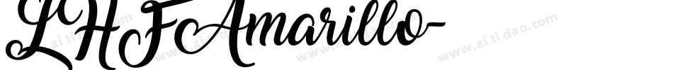 LHFAmarillo字体转换