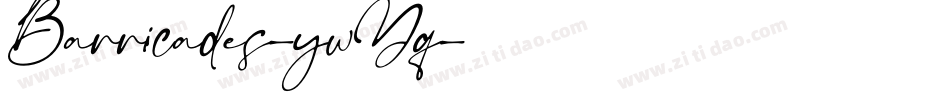 Barricades-ywYq字体转换