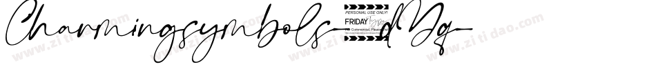 Charmingsymbols-6dYq字体转换