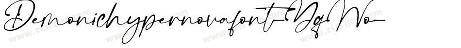 Demonichypernovafont-YqWo字体转换