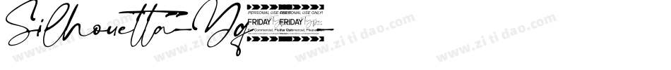 Silhouetta-Yq28字体转换
