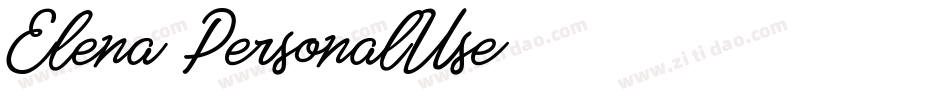 Elena-PersonalUse-2字体转换