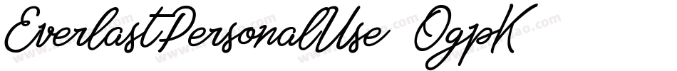 EverlastPersonalUse-2OgpK字体转换
