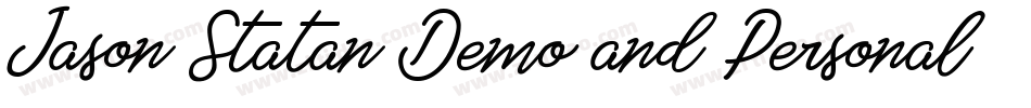 Jason-Statan-Demo-and-Personal-Use-2字体转换