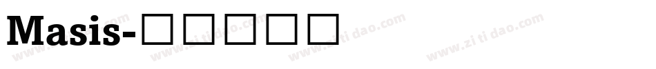 Masis字体转换