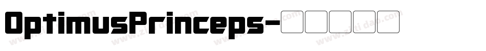 OptimusPrinceps字体转换