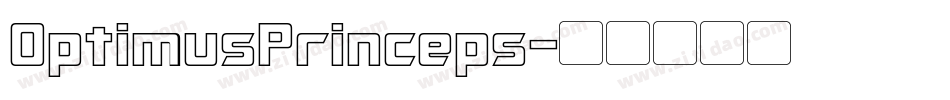 OptimusPrinceps字体转换