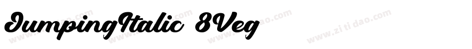 JumpingItalic-8Veg字体转换