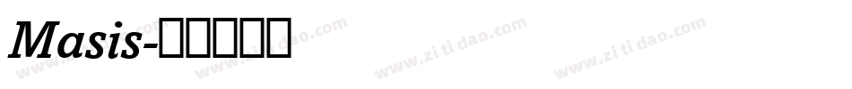 Masis字体转换