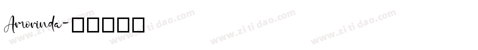Amorinda字体转换