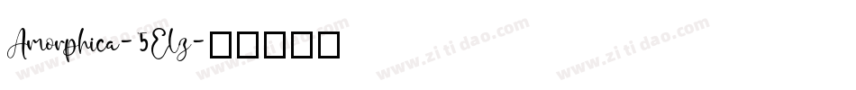 Amorphica-5Elz字体转换